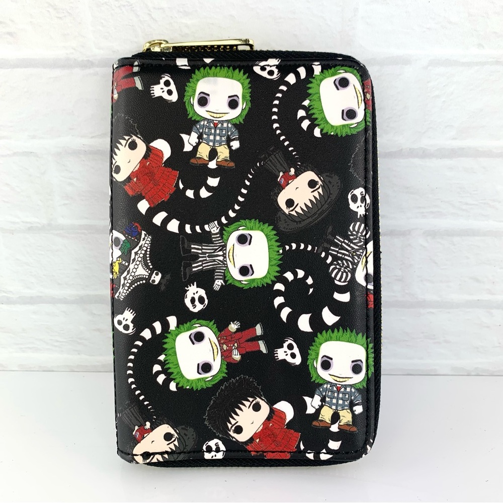 Loungefly Beetlejuice Zip Around Wallet